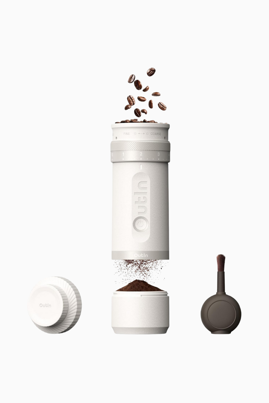 Fino Taşınabilir Elektrikli Kahve Öğütücü 28 Kademeli Paslanmaz Çelik Konik Değirmen