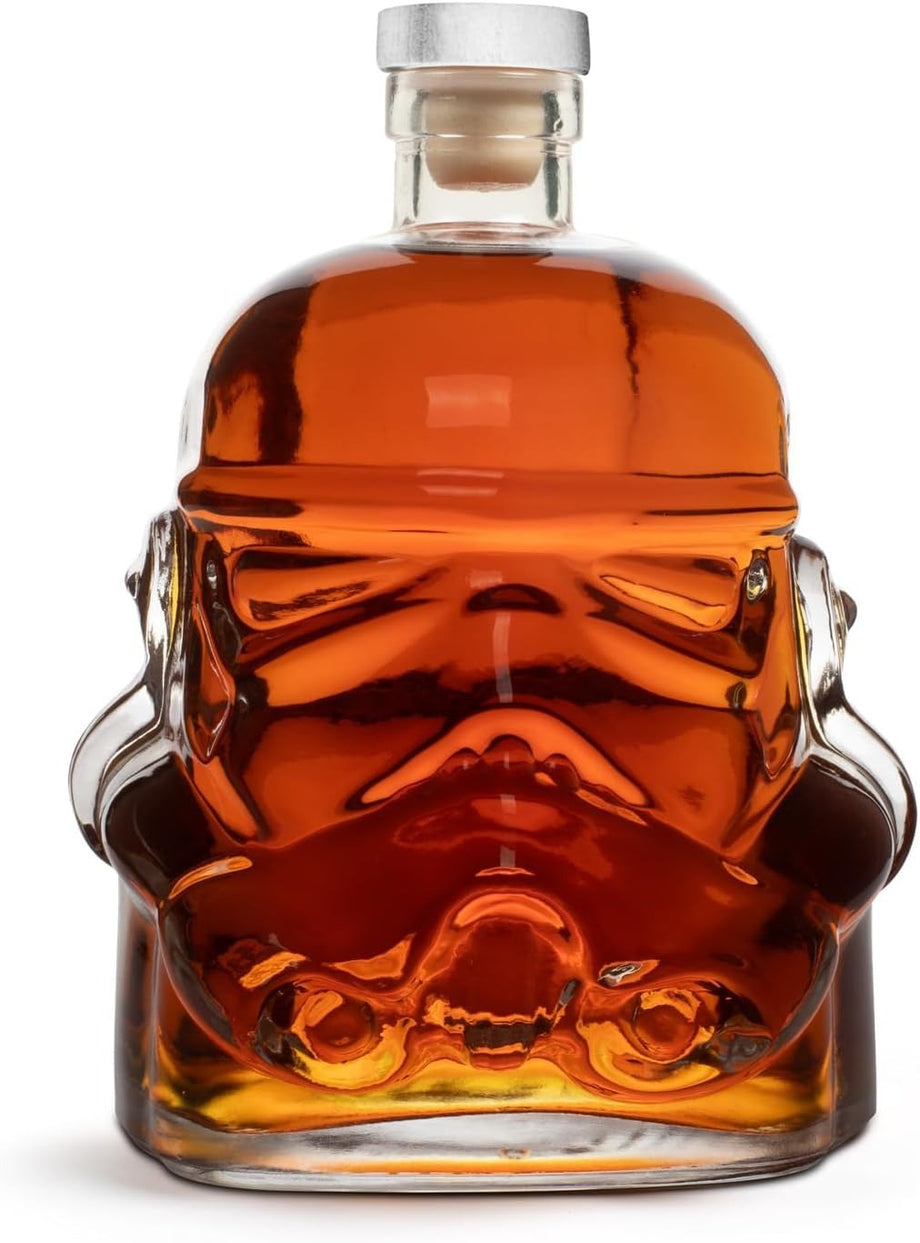 Shepperton Design Studios Stormtrooper Carafe 750ml Şeffaf Flint Cam, Şişe Kapanı Cork