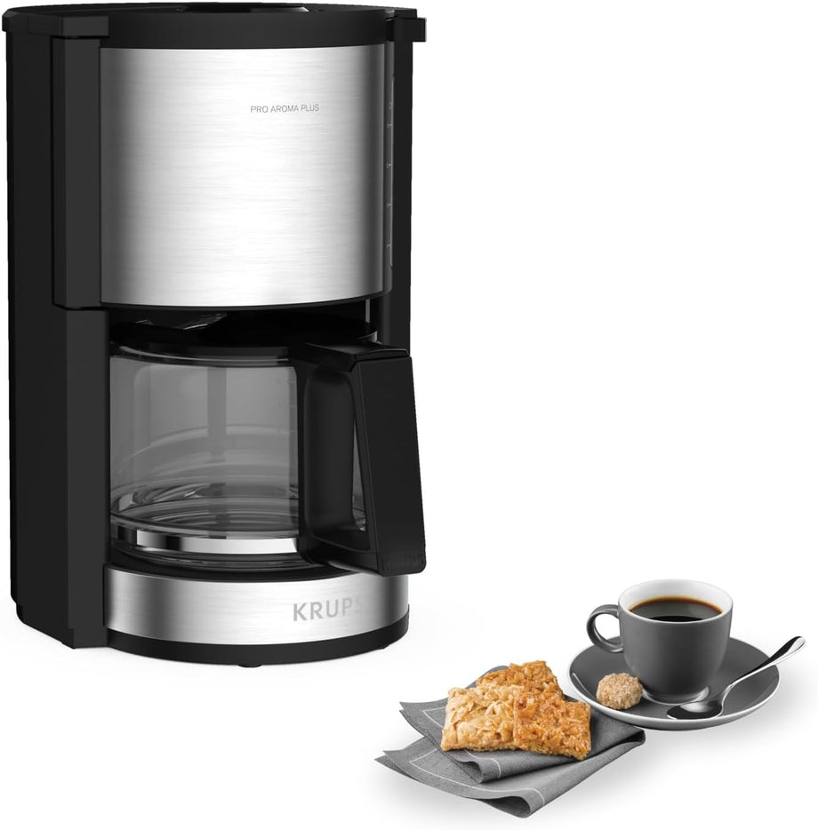 KM321 ProAroma Plus Filtre Kahve Makinesi, 10 Fincan, 1100W, Paslanmaz Çelik Detaylı