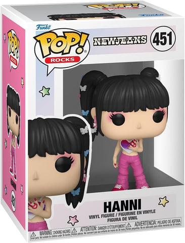 Pop! Rocks: New Jeans, Hanni, Resmi Vinil Koleksiyon Figürü