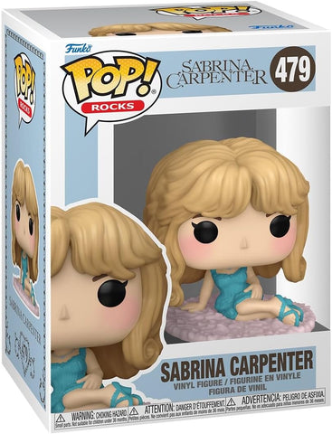 Pop! Rocks Sabrina Carpenter (Night Gown) Vinil Koleksiyon Figürü, Resmi Ürün