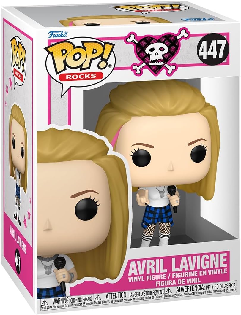 Pop! Rocks: Avril Lavigne, Girlfriend Vinil Koleksiyon Figürü, 9,5 cm, Resmi Ürün