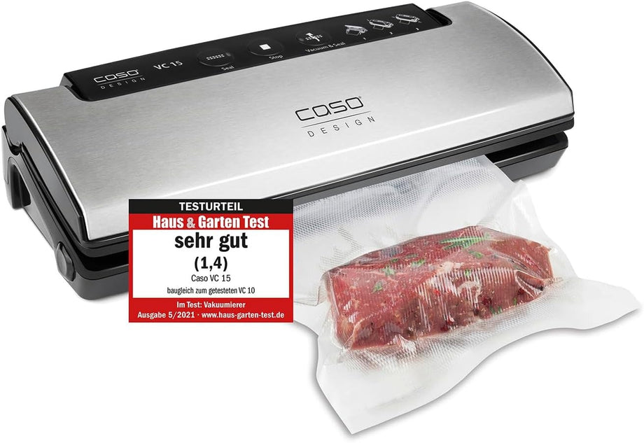 VC15 Vakum Makinesi Paslanmaz Çelik Ön Yüzeyli 30 cm Kaynaklı Kompakt Cihaz