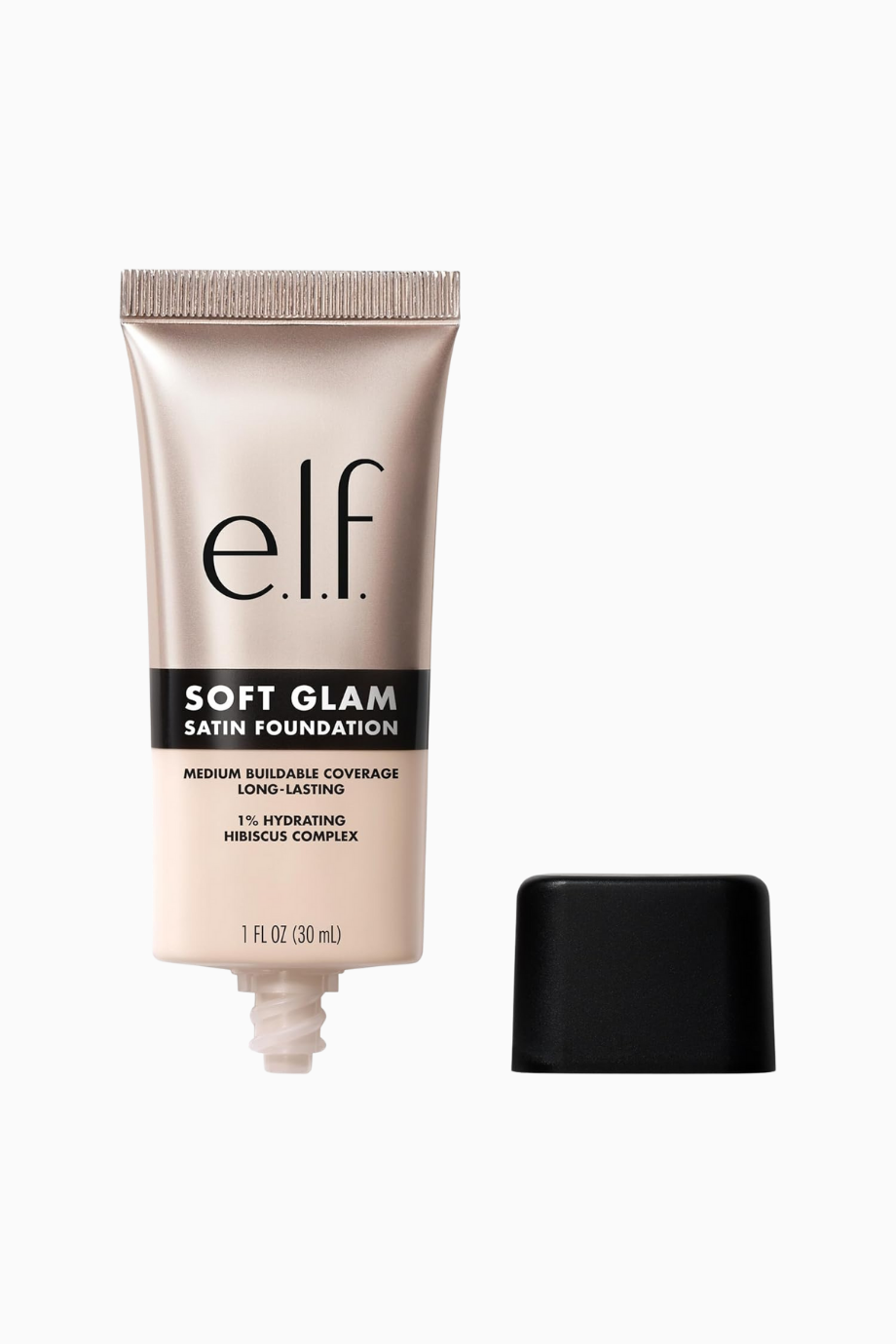 Soft Glam Satin Fondöten, Orta Kapatıcılık, Nefes Alabilen ve Uzun Süre Kalıcı