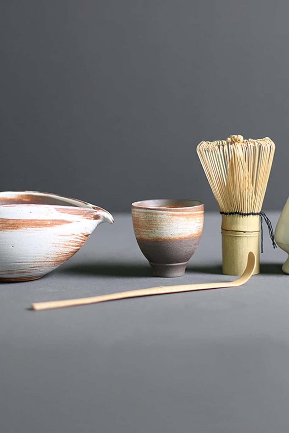 Matcha Çırpma Seti 5 Parça, Geleneksel Japon Matcha Çayı Töreni Aksesuarı