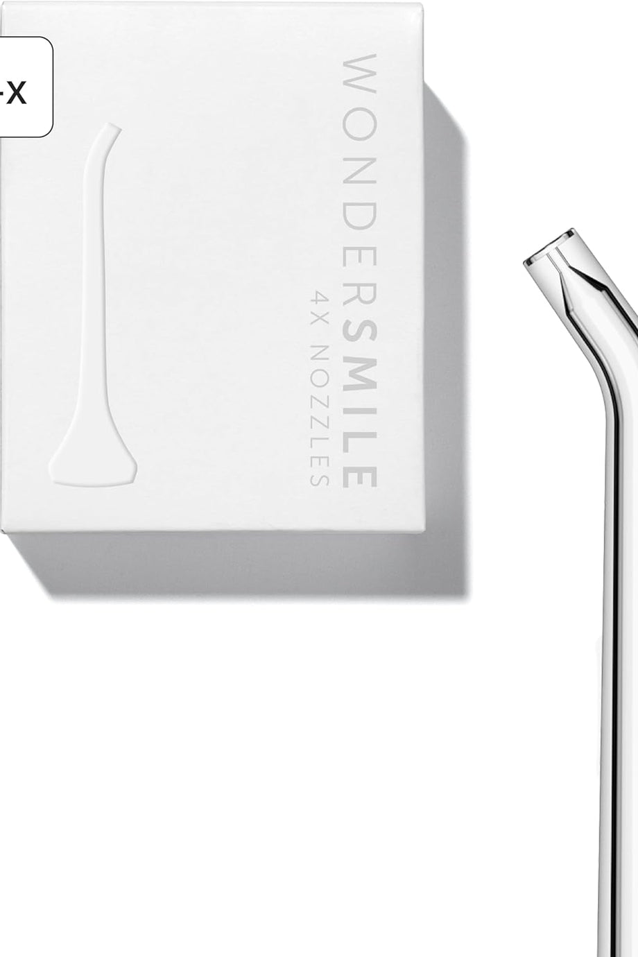 Waterflow Ağız İrigatörü için Yedek Nozullar, 4’lü Paket, 360° Dönüşlü