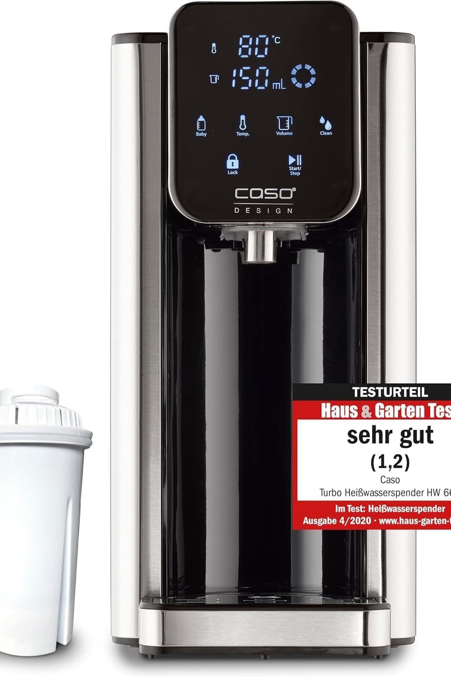 HW660 Sıcak Su Dispenseri 2.7L 2600W 40 100°C Hızlı Su Isıtıcı Dokunmatik Ekranlı