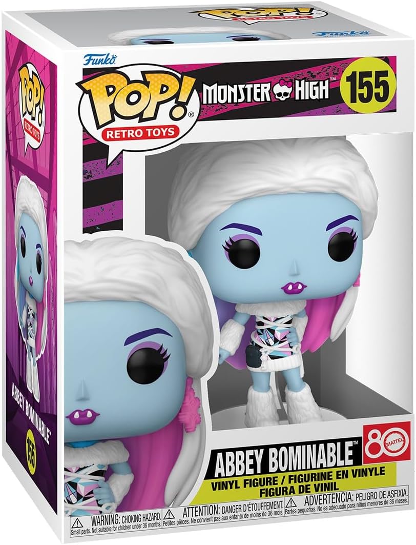 Pop! Monster High Abbey Bominable Vinil Koleksiyon Figürü, Resmi Lisanslı