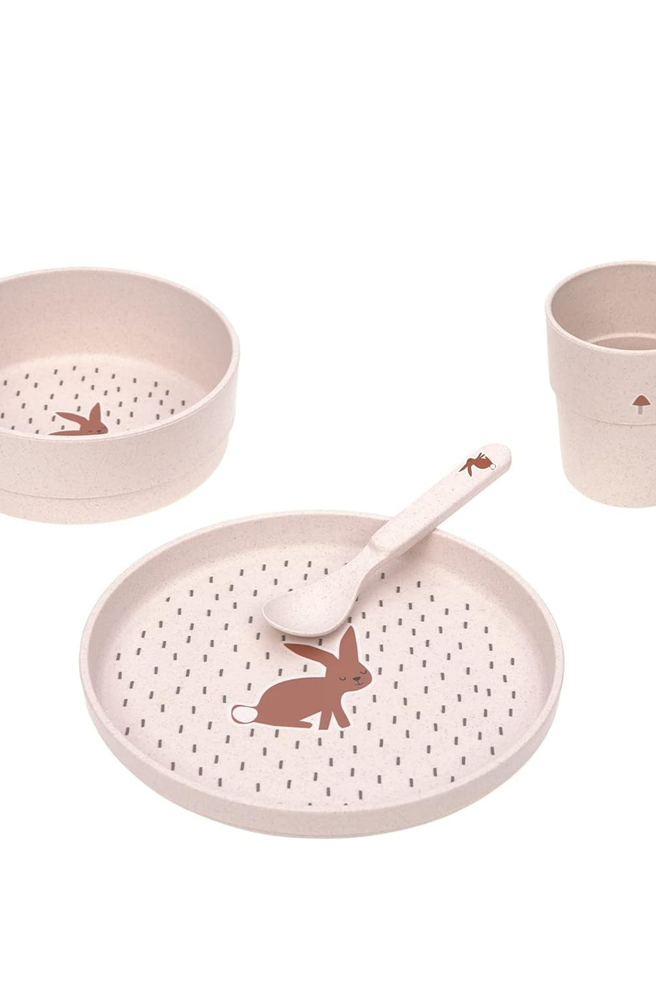 Çocuk Yemek Takımı 4 Parça BPA İçermez Mikrodalga Uyumlu