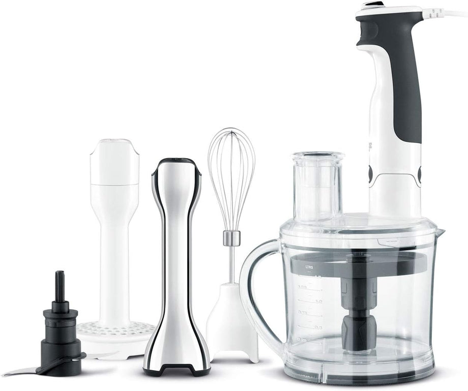 BSB530UK Control Grip Stick Blender, Beyaz, 6 Kapasiteli Yiyecek İşleyici, Değişken Kesim & Püre Özellikleri