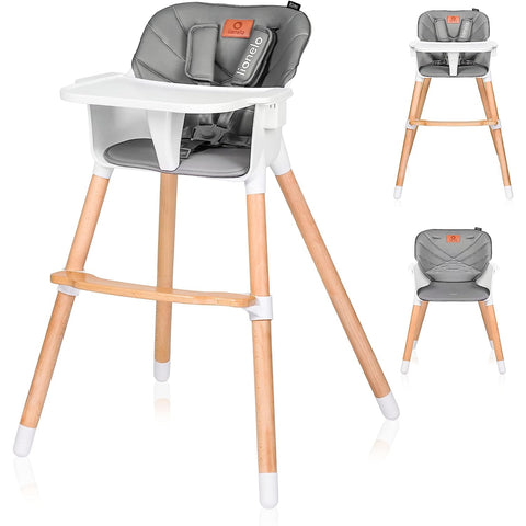 Koen 2'si 1 Arada Ayarlanabilir Çocuk Sandalyesi, Çıkarılabilir Tepsi, 5 Noktalı Kemer, 6-36 Ay, 15kg’a Kadar