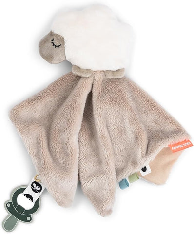Sheepy Bej Cuddle Battaniyesi Yumuşacık, Emzik Tutuculu Konfor Battaniyesi