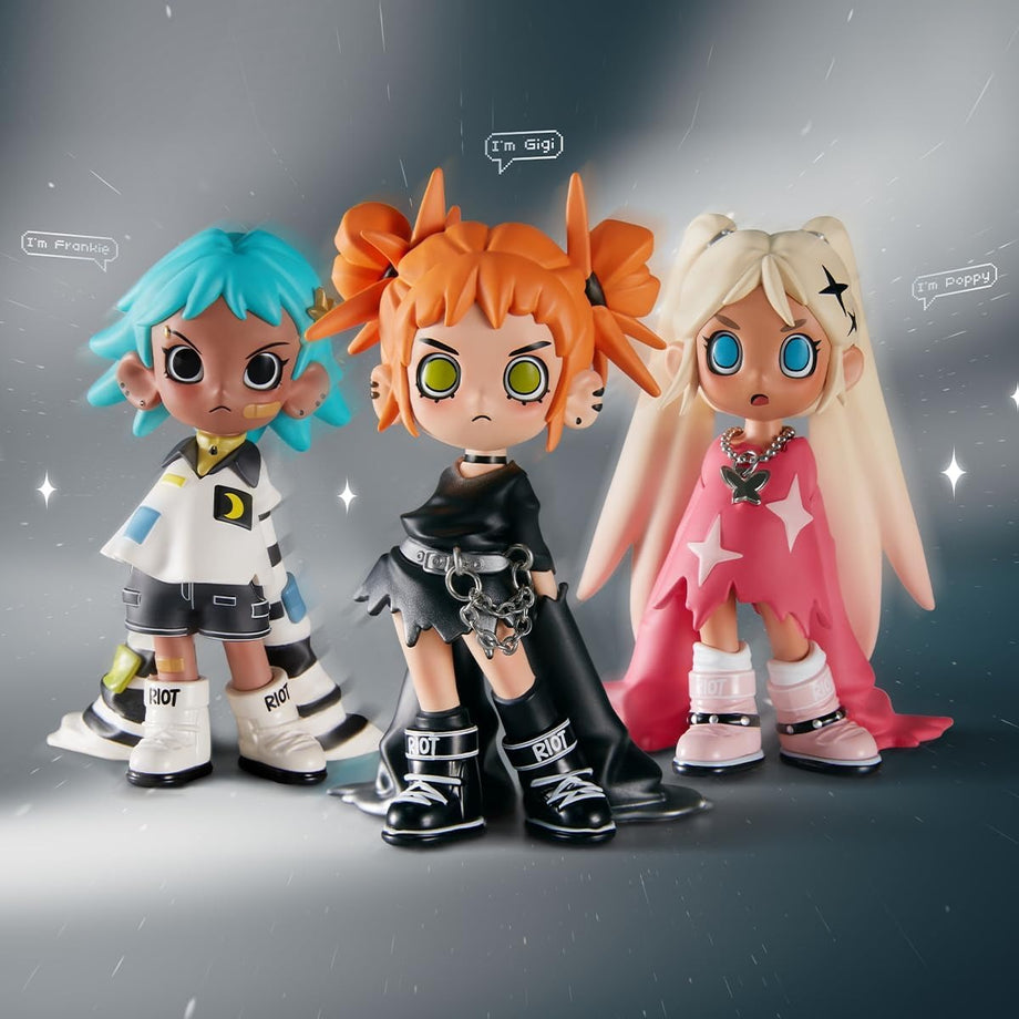 Lil Peach Riot Loading Figür Koleksiyonluk Aksiyon Figürleri, 1 Parça, Rastgele Model, Anime Art Toy