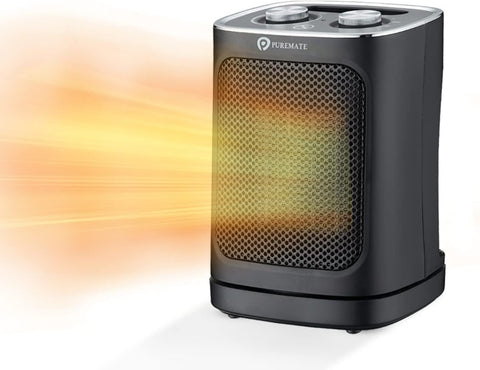 Seramik Fanlı Isıtıcı, 1800W, 2 Isı Ayarı, Ayarlanabilir Termostat, 75° Salınım