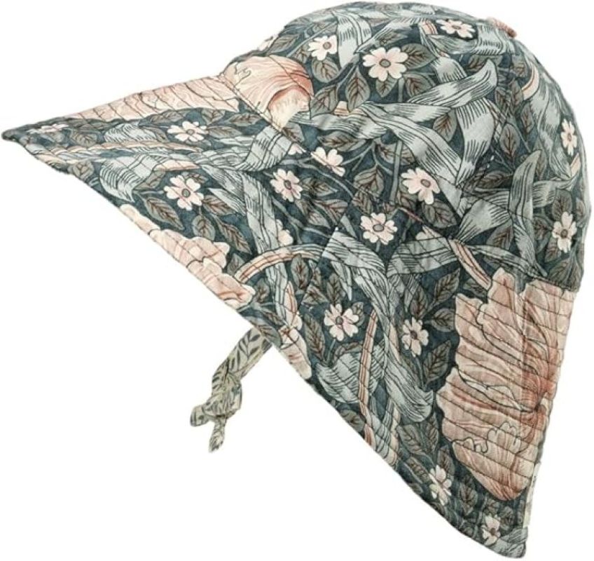 Geniş Siperlikli UV Korumalı Bebek Güneş Şapkası Ayarlanabilir, Oeko-Tex Pamuk