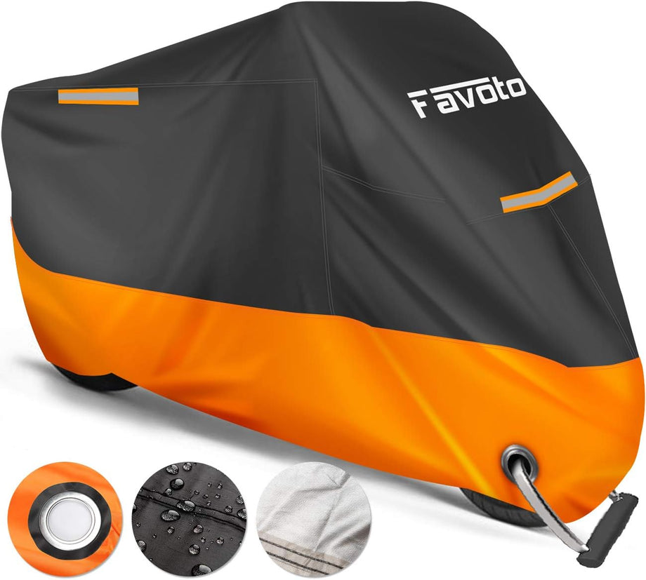 XXXL Geliştirilmiş Motosiklet Brandası, Su Geçirmez, Rüzgar ve UV Korumalı