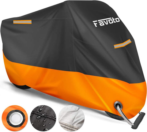 XXXL Geliştirilmiş Motosiklet Brandası, Su Geçirmez, Rüzgar ve UV Korumalı