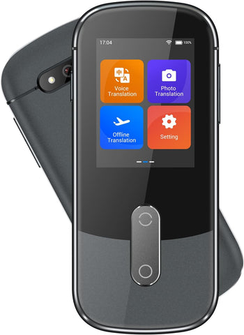 W09 PRO Çevrimdışı Ses Tercüman Cihazı, 144 Dil ve Aksan, WiFi Gerektirmez