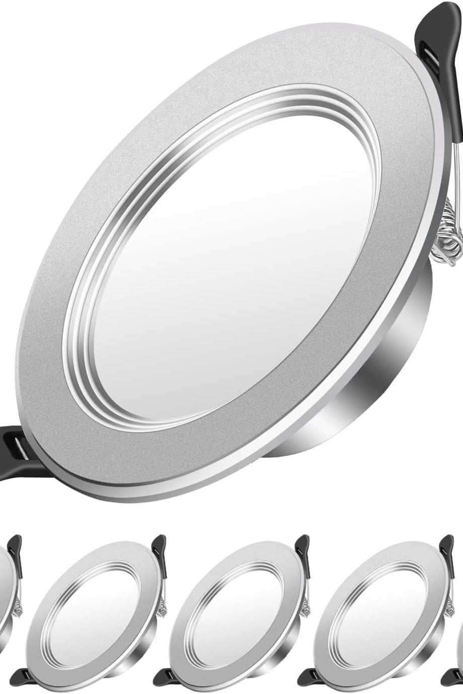 LED Gömme Spot 7W 700LM, Nötr Beyaz 4500K, IP44 Banyo ve Mutfak İçin 6'lı Set