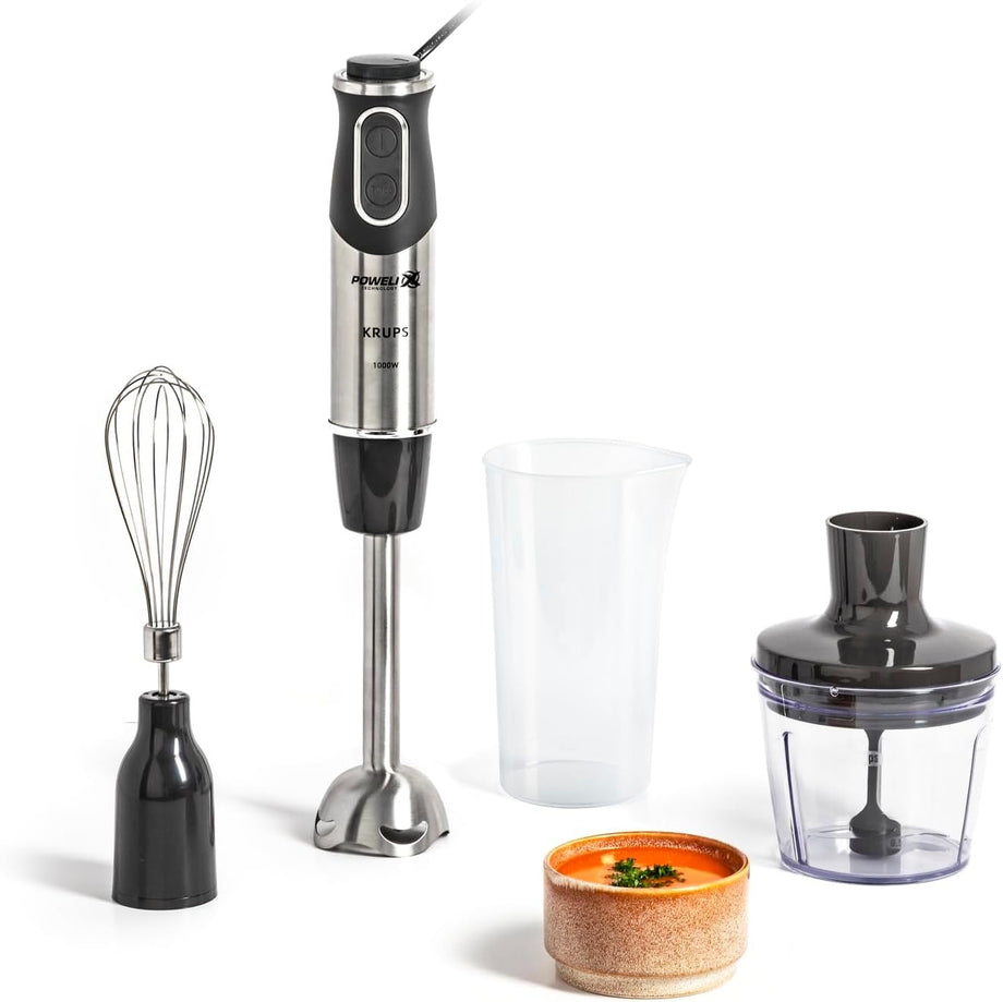 HZ656815 Steffen Henssler El Blenderı, 1000W, 20 Hız Ayarı, Çırpıcı ve Doğrayıcı