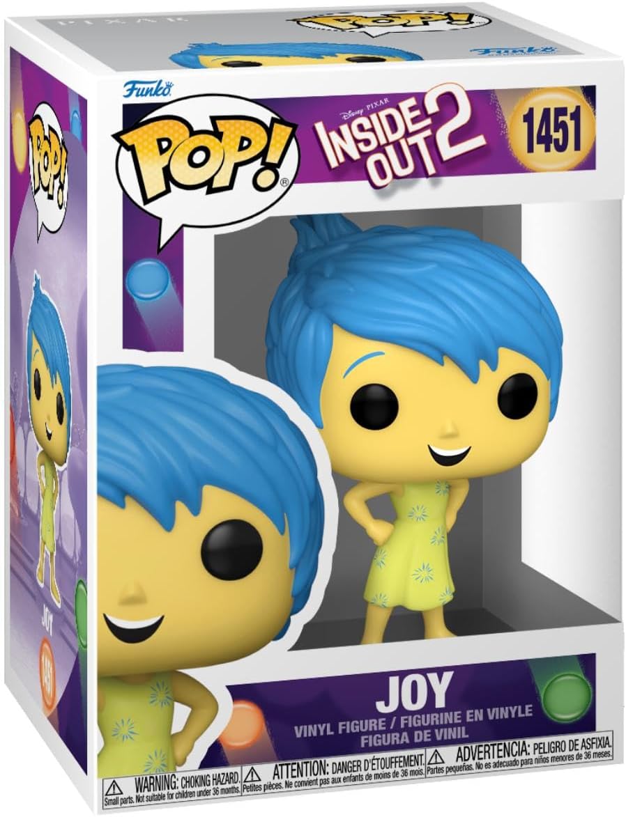 Pop! Disney Inside Out 2 Joy Figür 9,5 cm Vinil Koleksiyon Oyuncağı