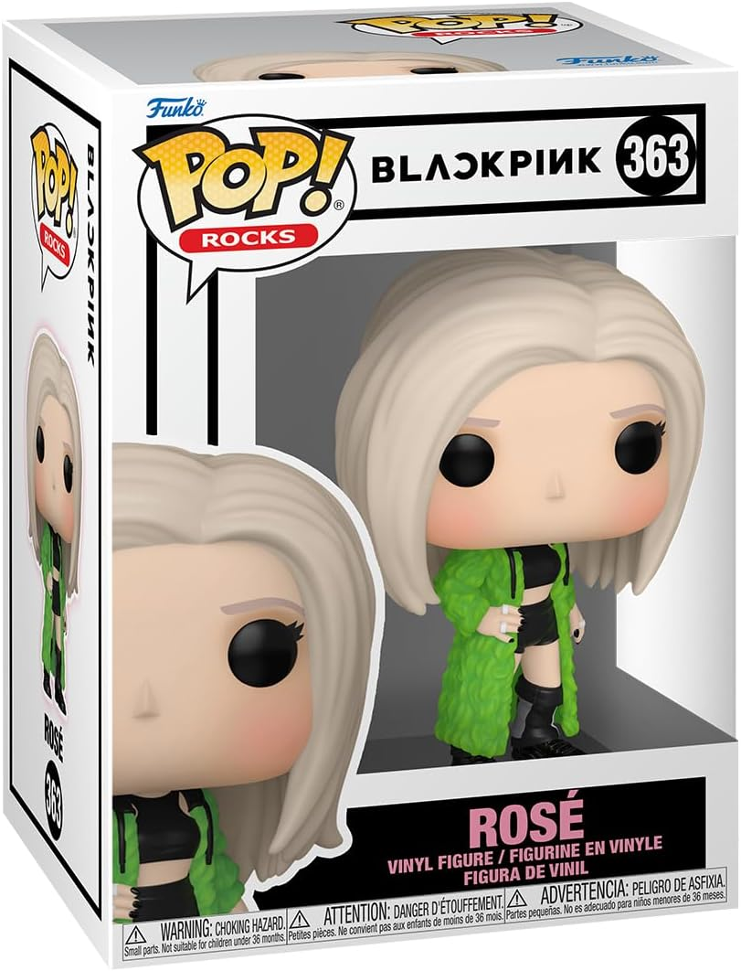 POP Rocks Blackpink Rose Figür 9,5 cm Koleksiyonluk Vinil Oyuncak