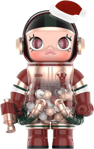 Mega Space Molly %400 Noel 2024 Figürü, Özel Tasarım Koleksiyonluk Yılbaşı Oyuncağı