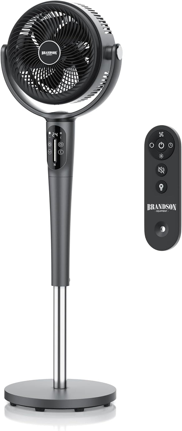 3D Ayaklı Vantilatör, Sessiz, 24 Kademeli, %60 Enerji Tasarruflu