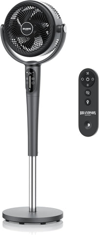 3D Ayaklı Vantilatör, Sessiz, 24 Kademeli, %60 Enerji Tasarruflu