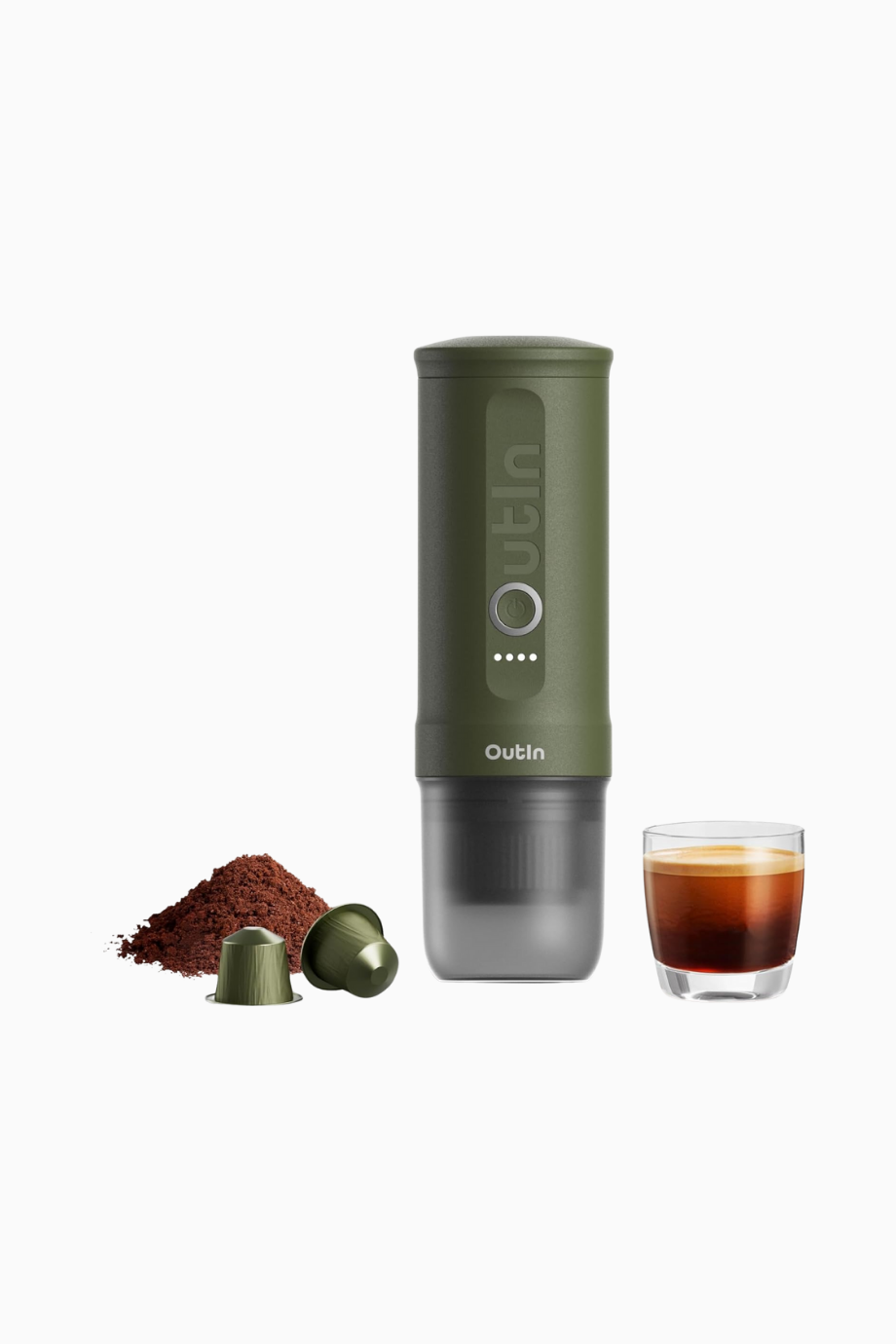 Taşınabilir Elektrikli Espresso Makinesi 3-4 Dakikada Kendi Kendine Isıtma, Kamp İçin Portatif Kahve