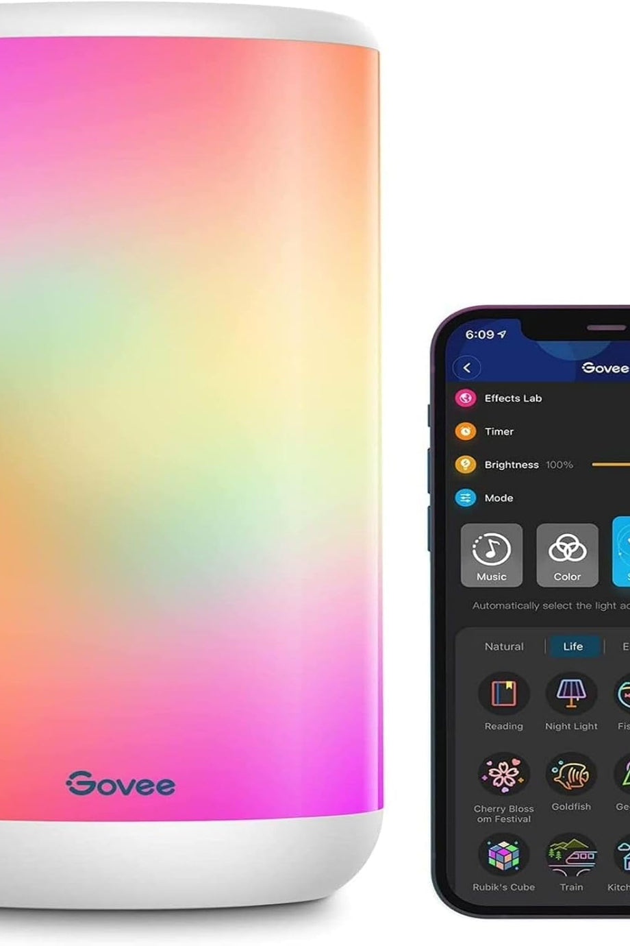 Akıllı Masa Lambası, Alexa ve Google Asistan ile Çalışan, 2200K-6500K Ayarlanabilir Renk