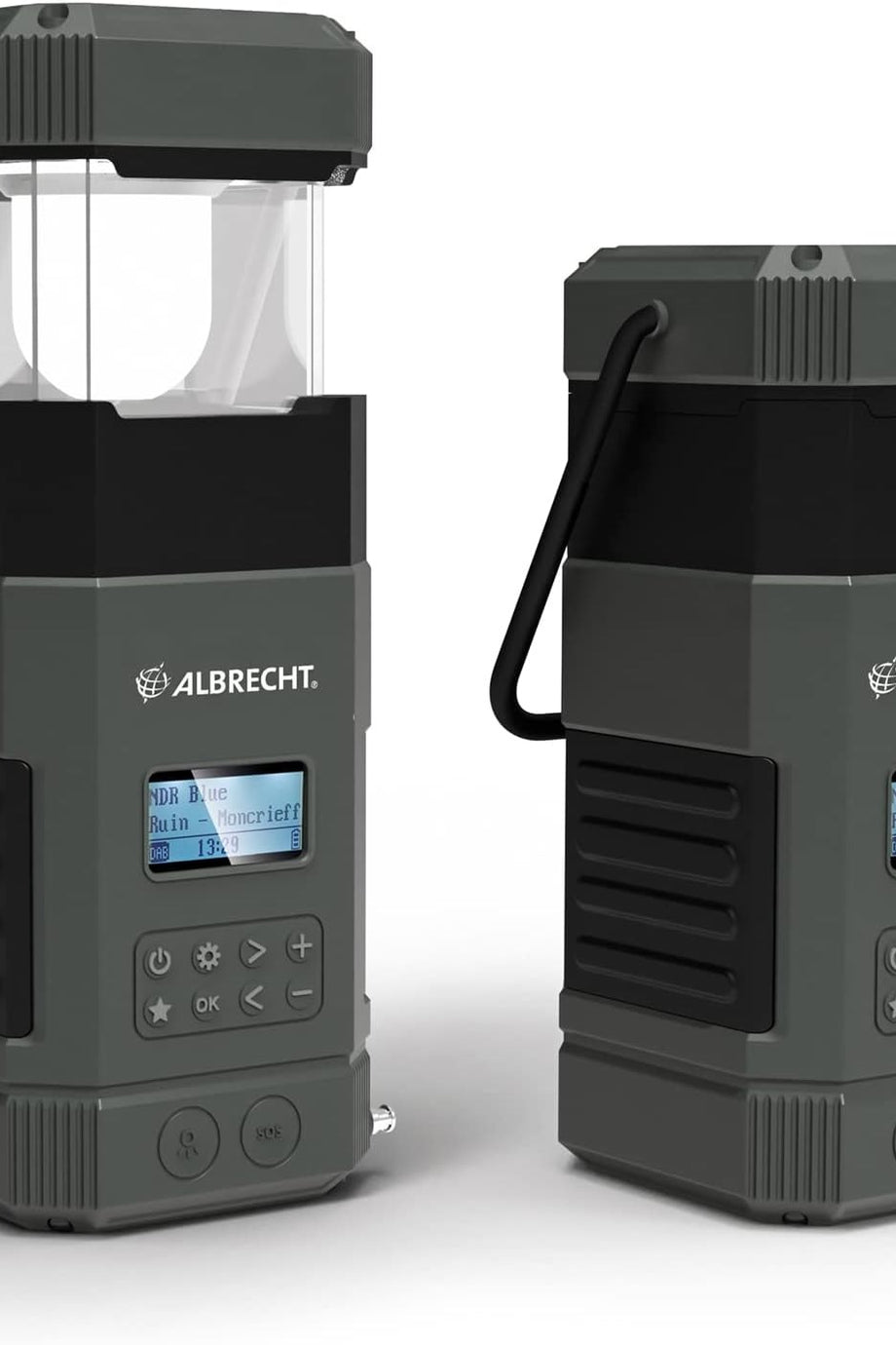 DR114 DAB+ Solar Crank Radyo Powerbank Kamp Lambası IPX5 Acil Durum Cihazı