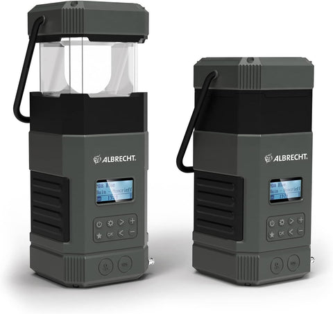 DR114 DAB+ Solar Crank Radyo Powerbank Kamp Lambası IPX5 Acil Durum Cihazı