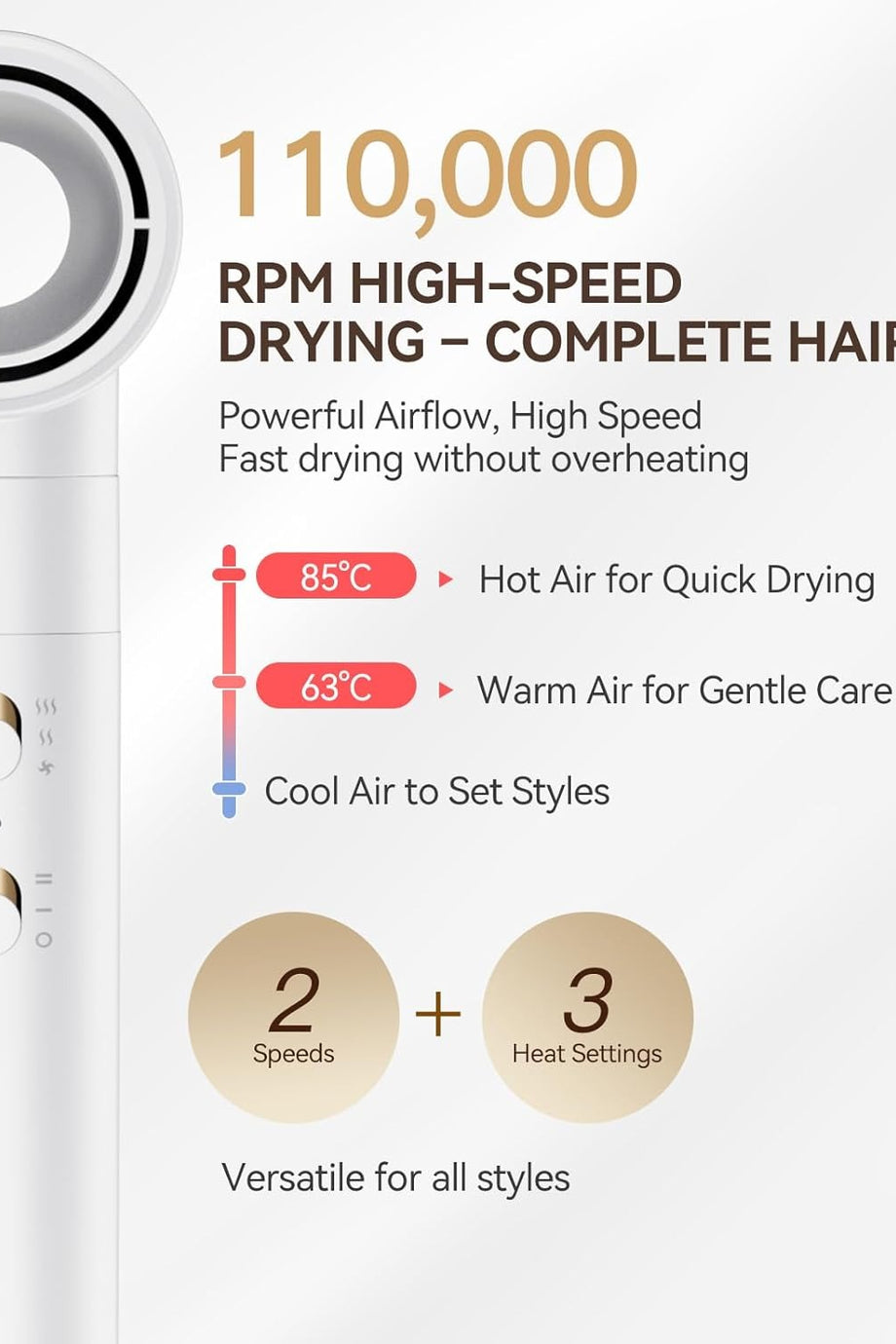 4ü1 Arada MultiStyle Saç Şekillendirme Cihazı Saç Kurutma, Düzleştirme, Maşalama ve Fırçalama İşlevi