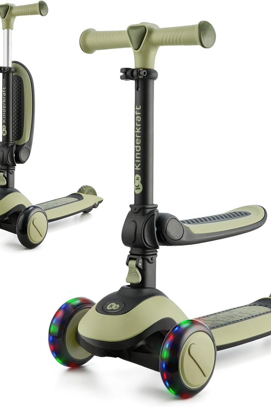 Halley 2'si 1 Arada Scooter ve Denge Bisikleti, 1 Yaş+, 50 kg'a Kadar Taşıma