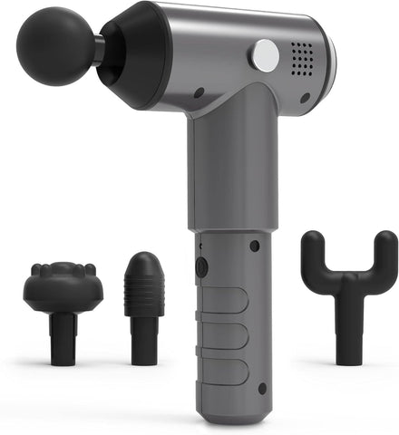 MG 500 Pro Masaj Tabancası,Derin Doku Masajı, 4 Başlık, 3 Güçlü Titreşim Seviyes