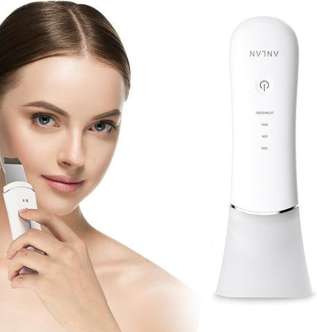 Ultrasonik Peeling Cilt Temizleyici, Siyah Nokta & Gözenek Temizleyici, IPX5 Su Geçirmez