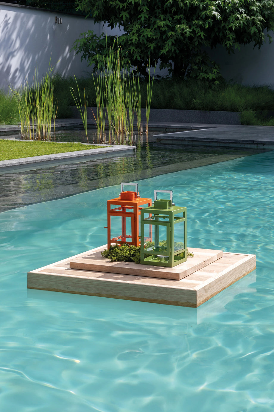 KENIA El Yapımı Fener,Turuncu, Paslanmaz Çelik & Demir, 20 cm