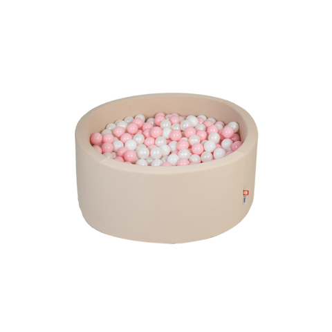 Bej Yuvarlak Top Havuzu 90x40 cm (Toplar Dahil Değildir)