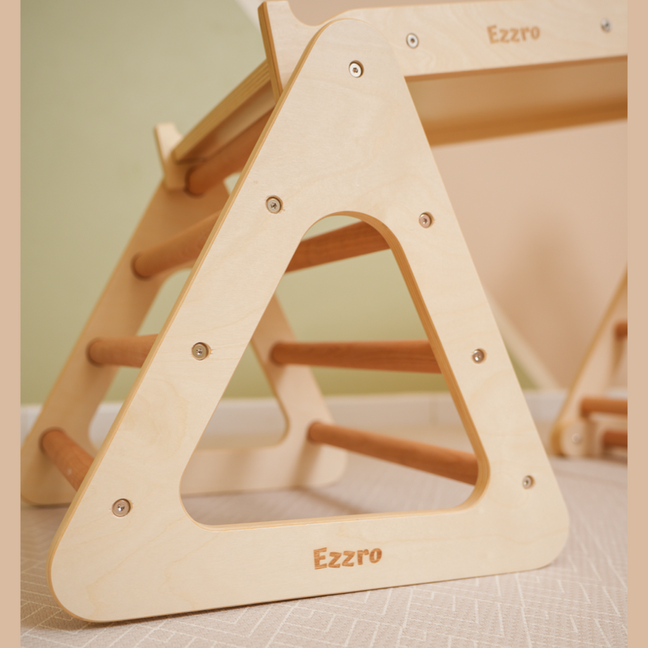 Doğal Tırmanma Pikler, Montessori Esintili Toddler Climbing Pikler