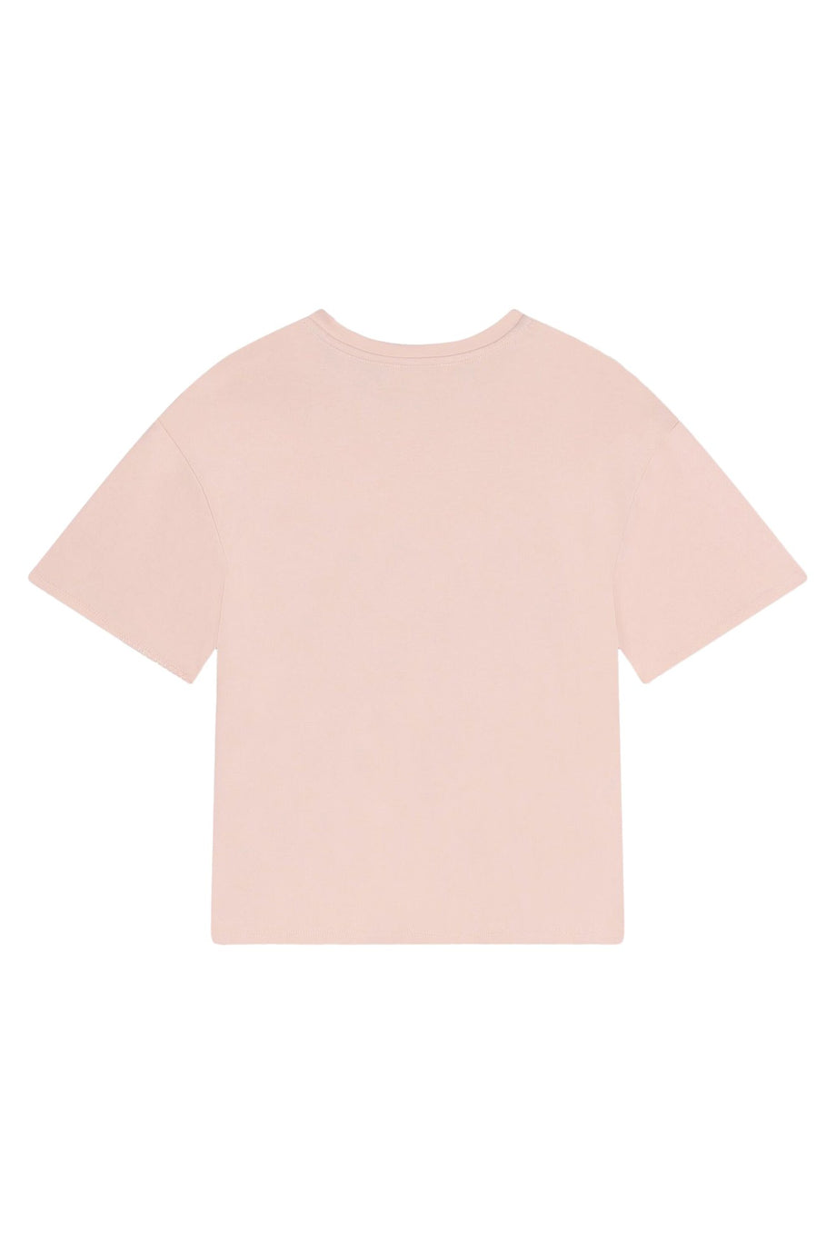 Çocuk Logo İşlemeli Tişört - Pembe