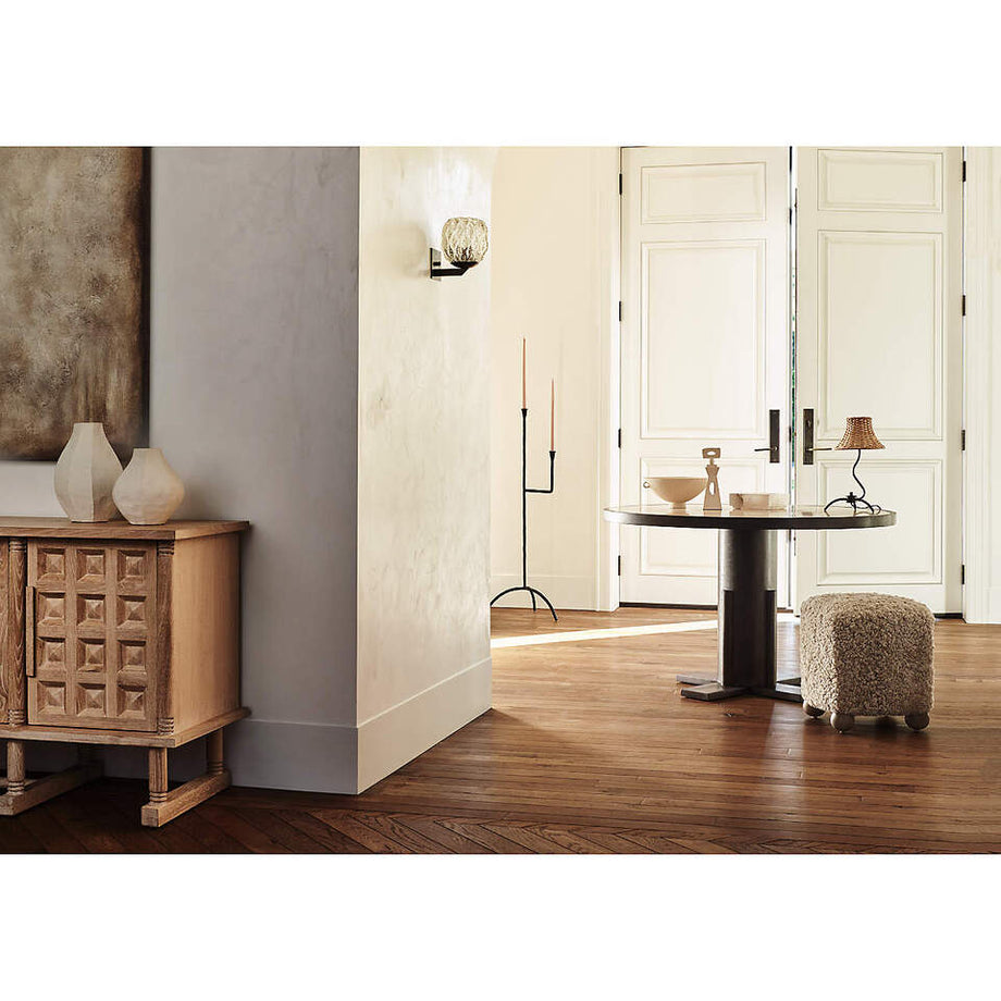 Rodin Siyah Demir Zemin Şamdanı Athena Calderone