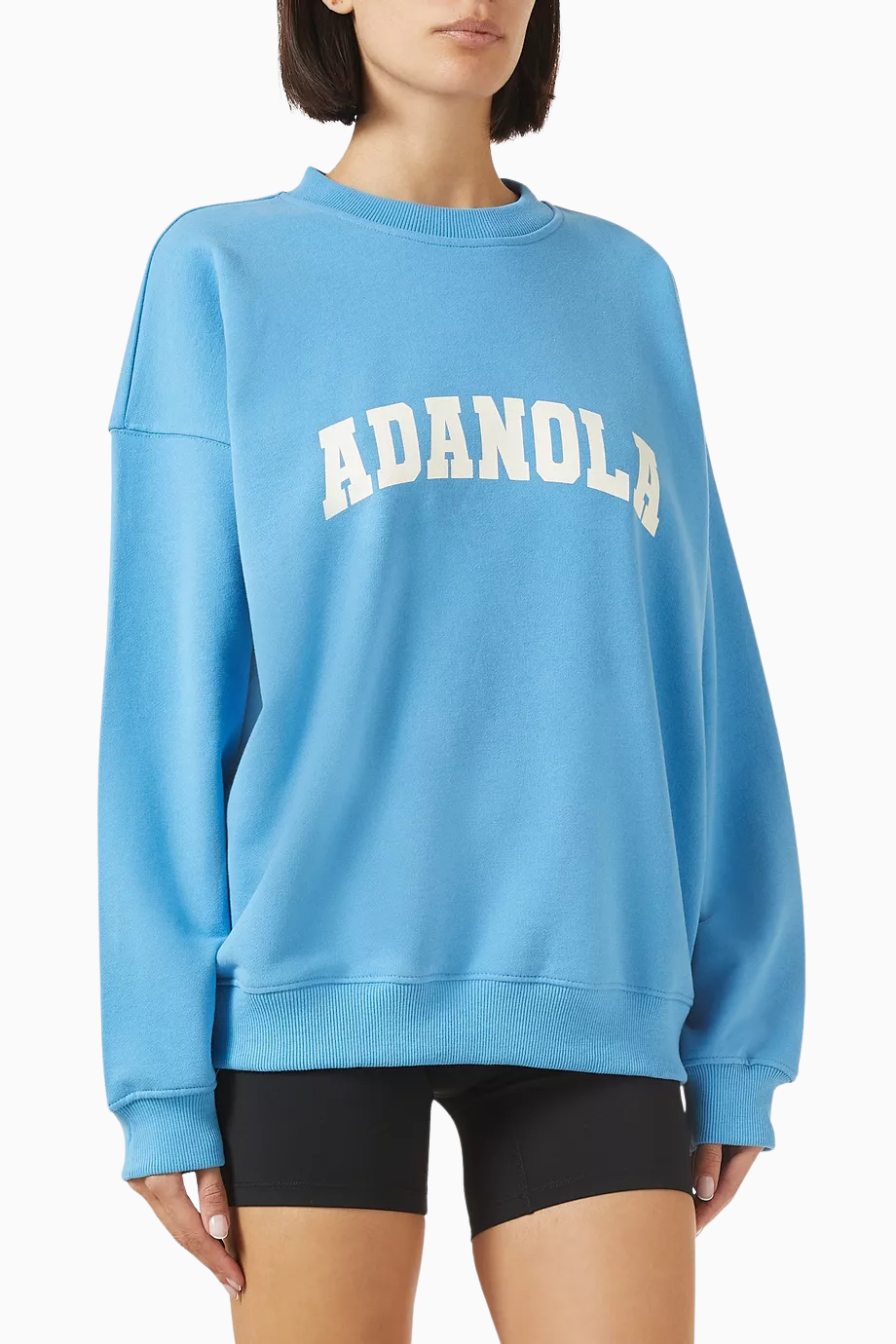 Organik Pamuklu Oversize Varsity Sweatshirt, Rahat Bol Kesim