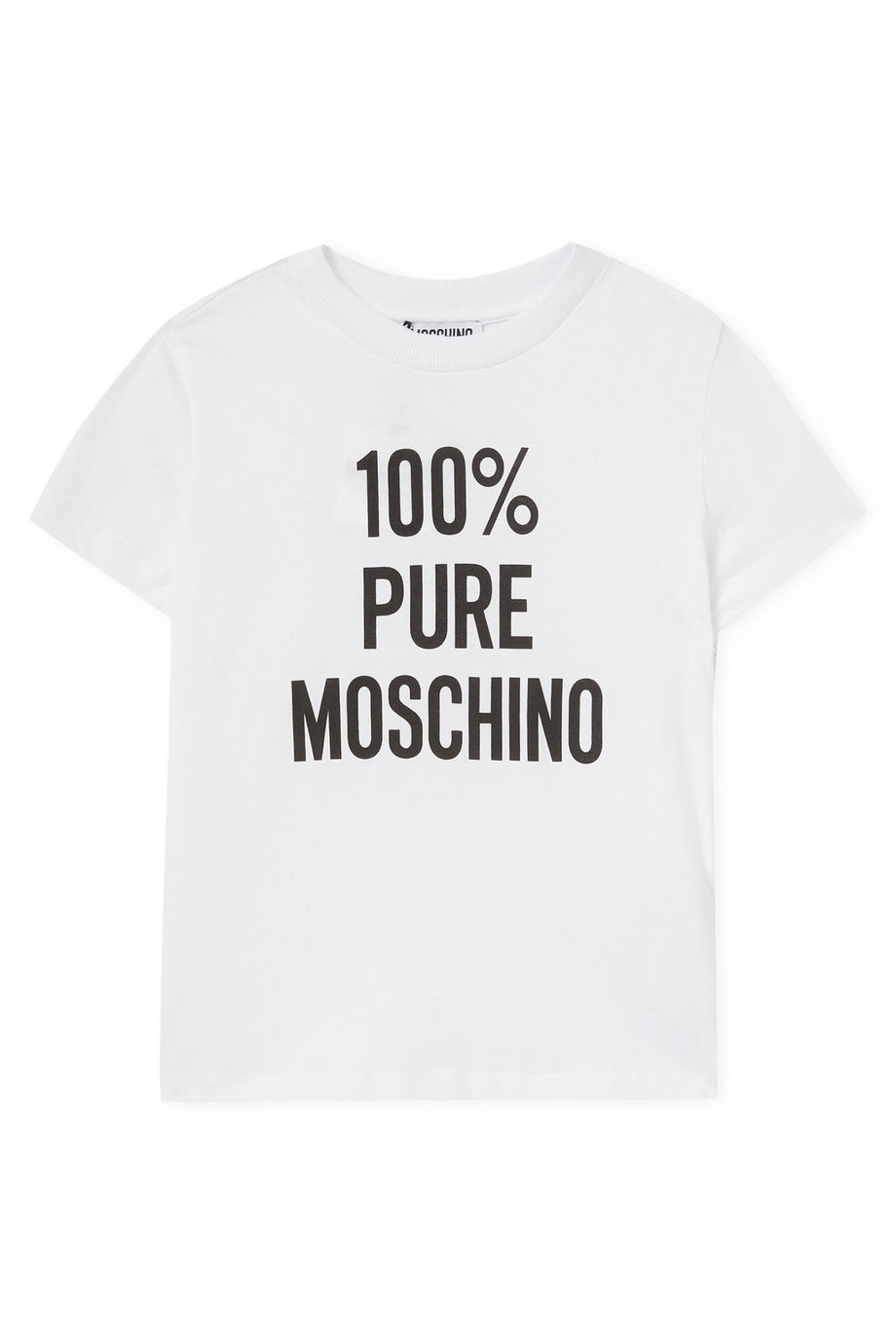 Çocuklar İçin Pamuklu Slogan T-shirt - Beyaz