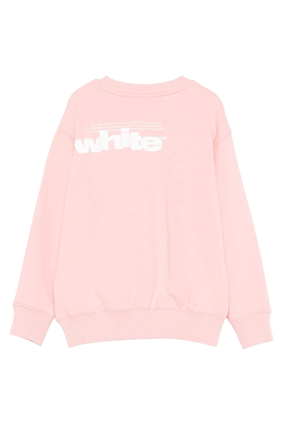Çocuklar için Logo Yuvarlak Yaka Sweatshirt - Off-White