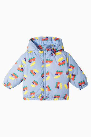 Baby Bobo Choo Choo Kapüşonlu Fermuarlı Bebek Mont