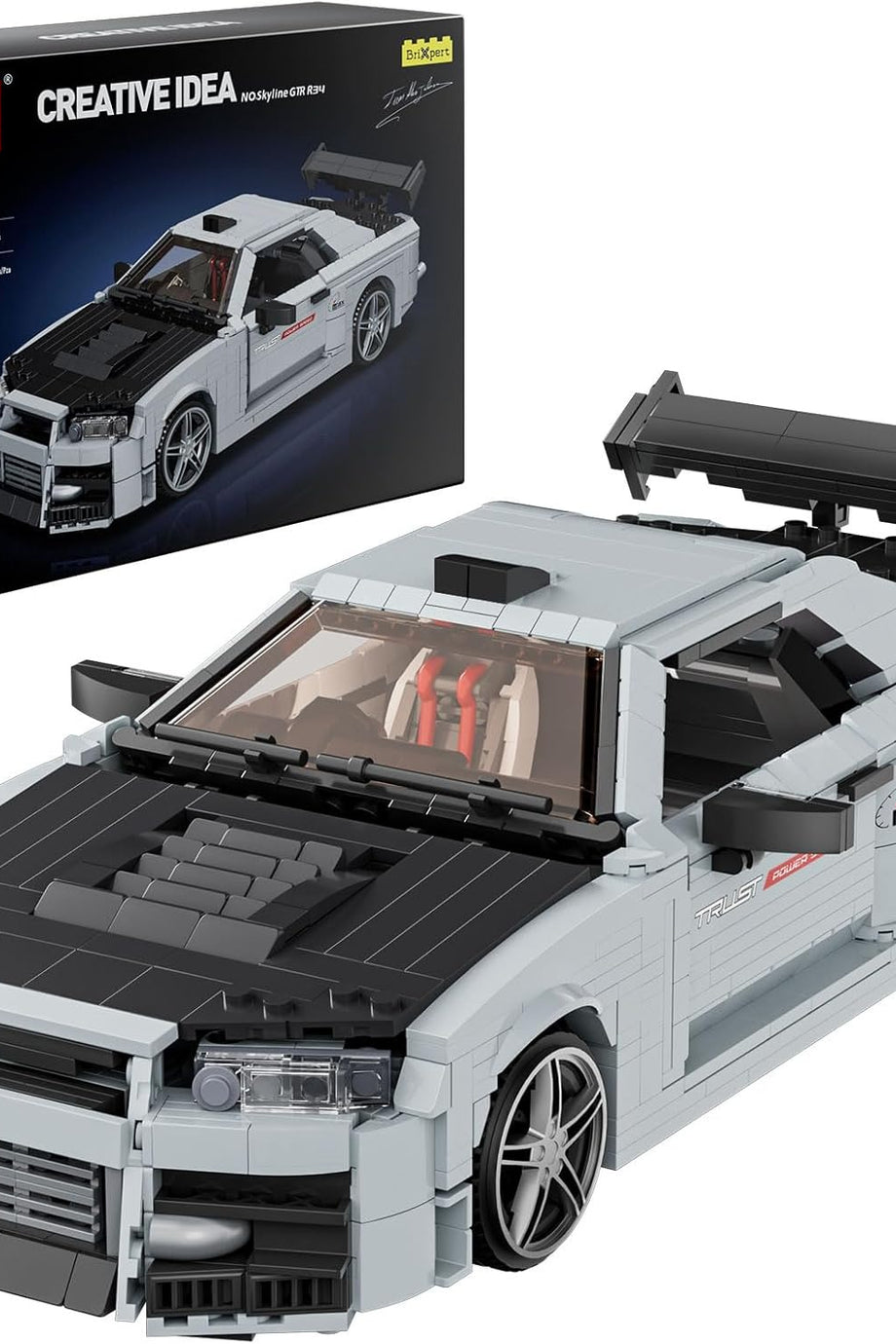 GTR Yarış Arabası Yapım Seti, 1513 Parça, Speed Champion Süper Spor Araba Modeli