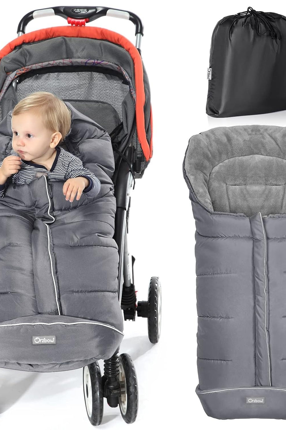 Kışlık Su Geçirmez Ayarlanabilir Bebek Uyku Tulumu, Oeko-Tex Standard 100