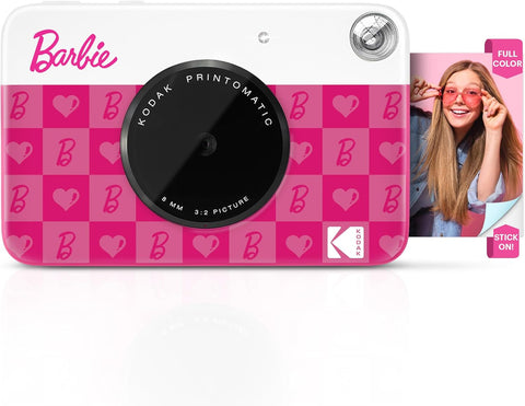 x Kodak Printomatic Full-Color Instant Print Dijital Kamera, 5MP Taşınabilir Barbie Kamera