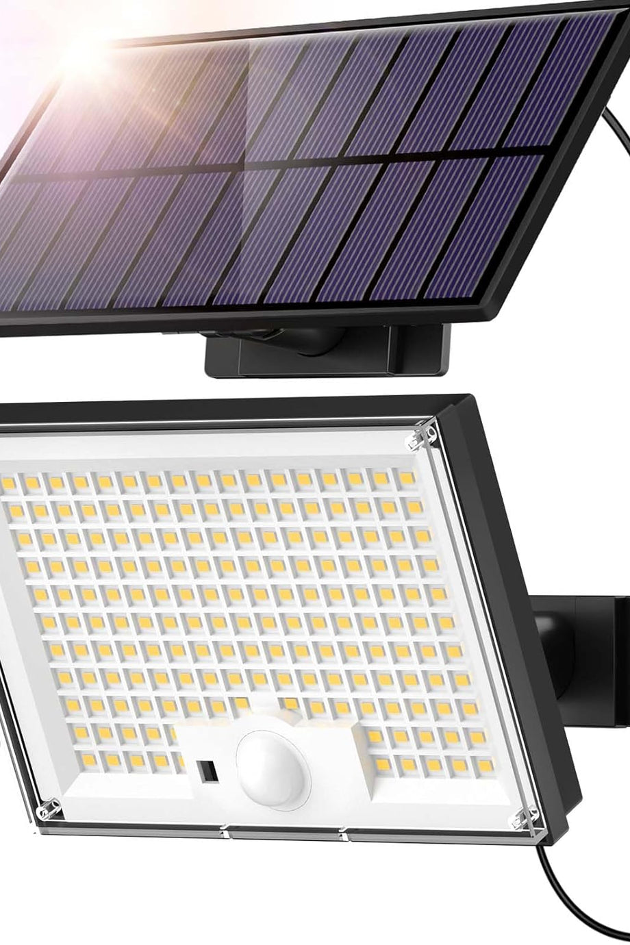 Hareket Sensörlü Güneş Enerjili Işıklar, 172 LED, IP65 Su Geçirmez